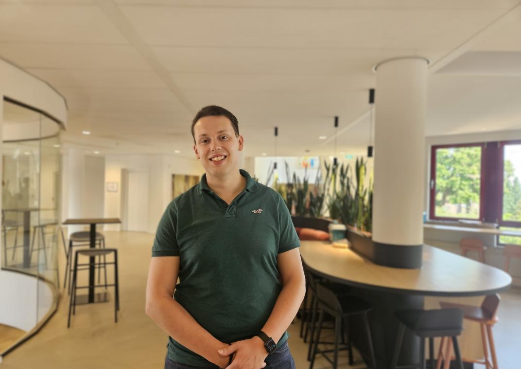 Nick in het werkcafé