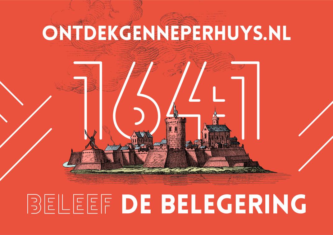 banner met vesting Genneper Huys
