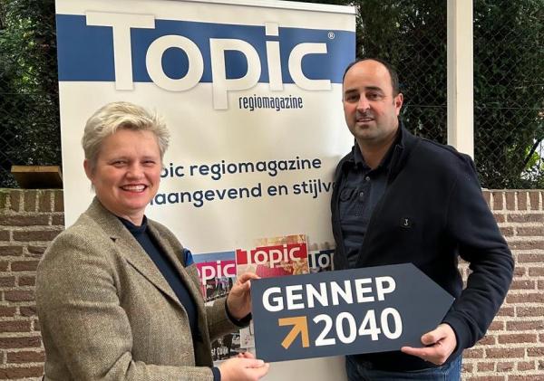 Wethouder van Hulsteijn geeft de toekomstpijl door