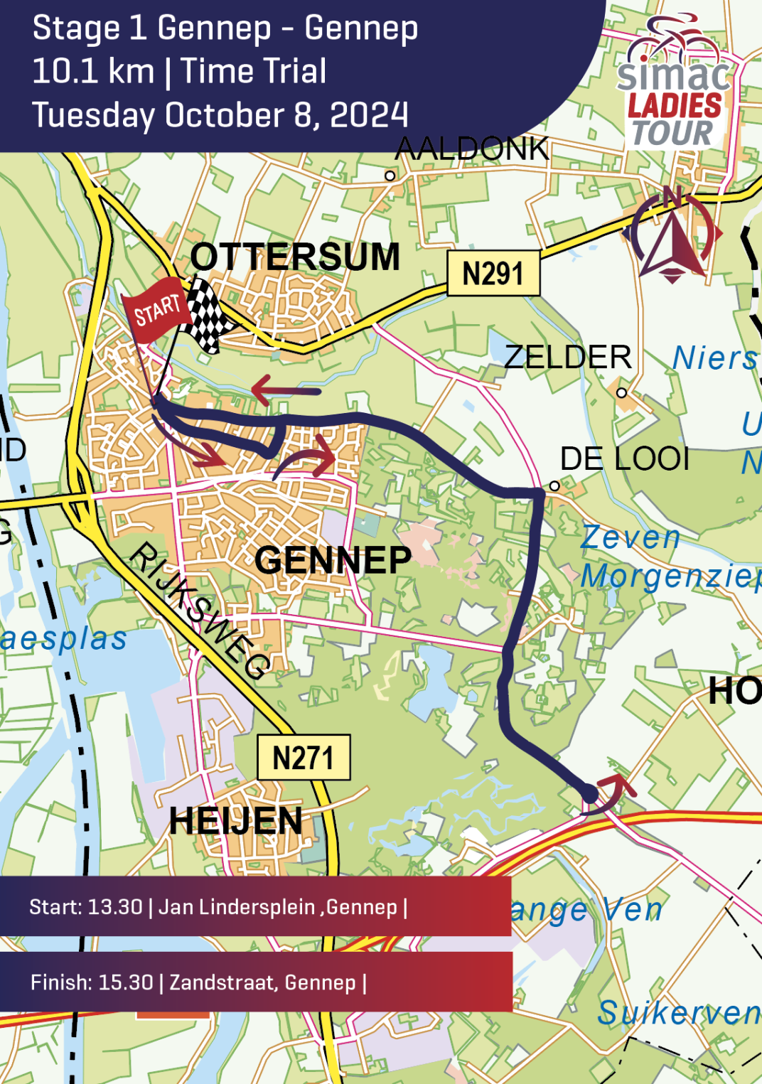 kaartje route