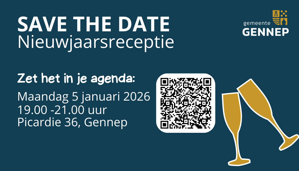 Banner nieuwjaarsreceptie