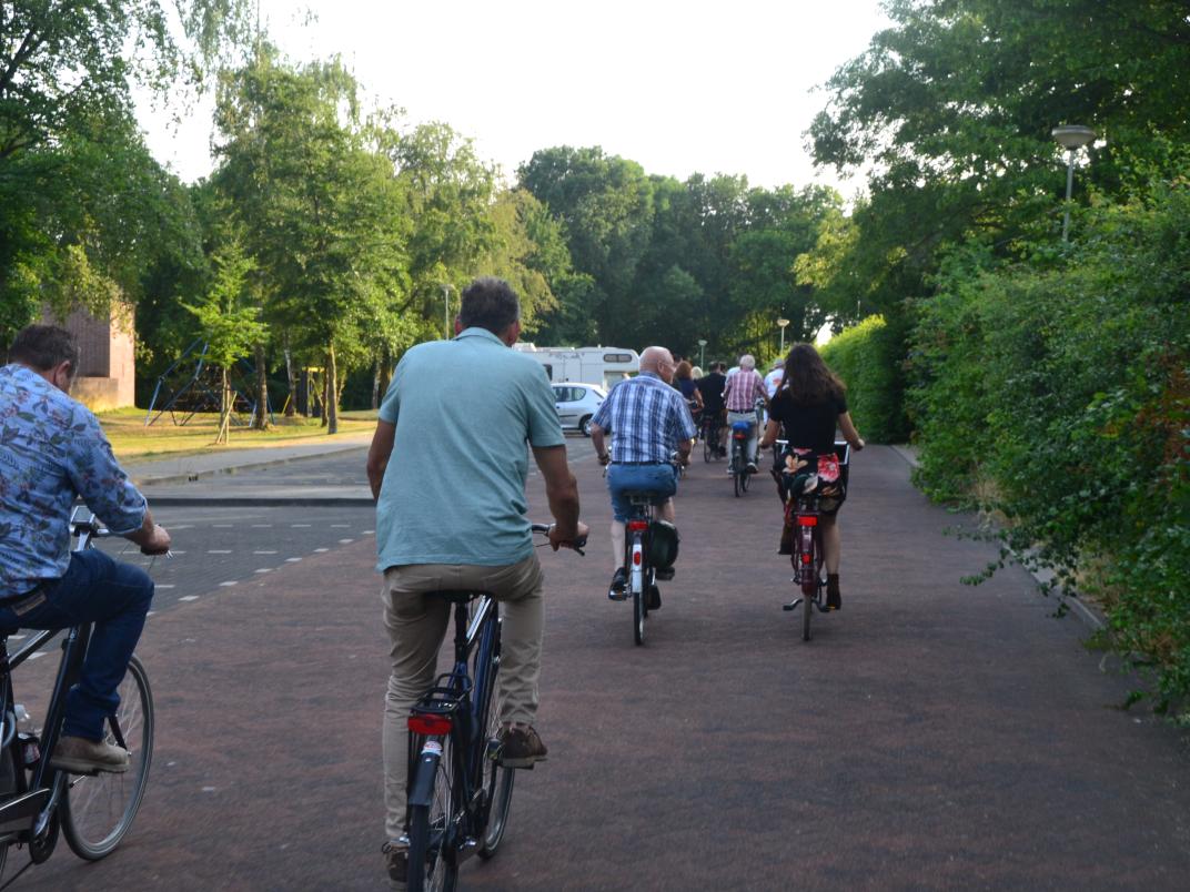 Op de fiets