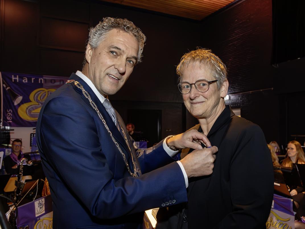 Uitreiking koninklijke onderscheiding