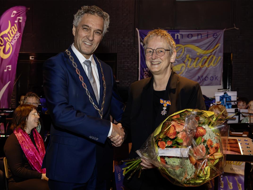 Uitreiking koninklijke onderscheiding