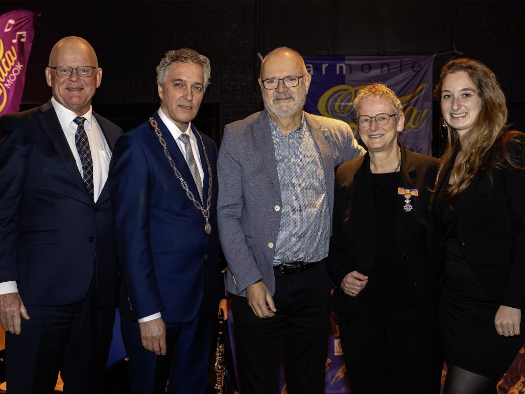 Uitreiking koninklijke onderscheiding