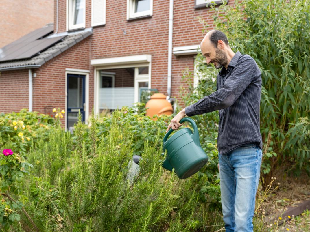 Foto water afkoppelen