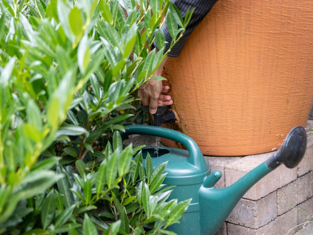 Foto water afkoppelen