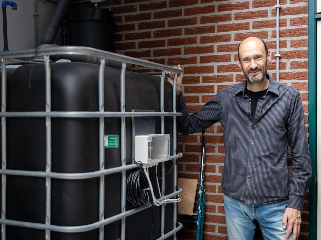 Foto water afkoppelen