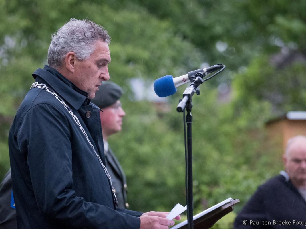 Toespraak burgemeester op het ereveld