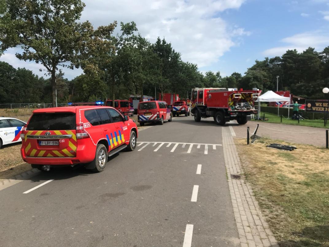 voertuigen brandweer op pad